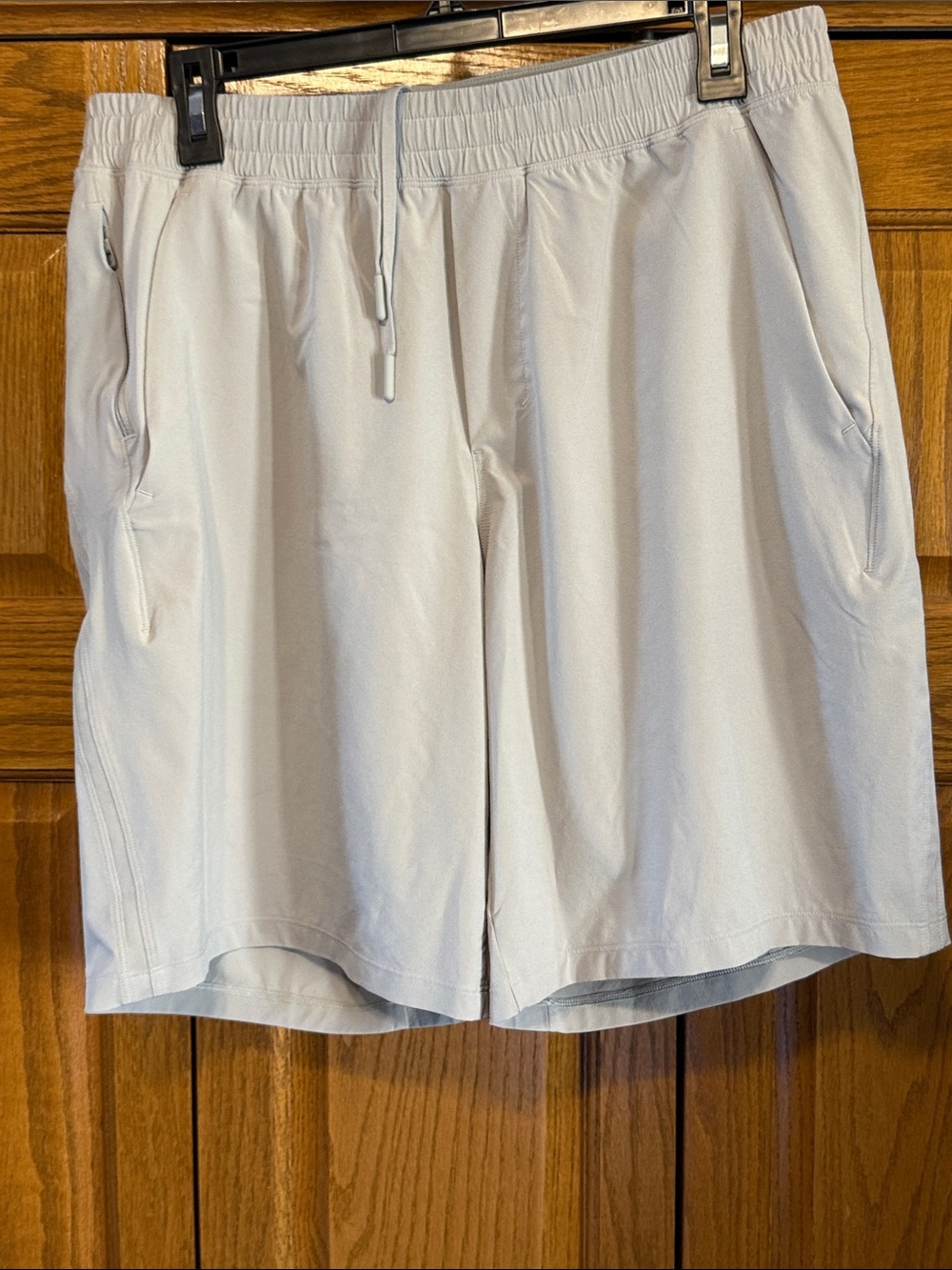 lululemon athletica Men's Light Gray Hybrid Performance Shorts
